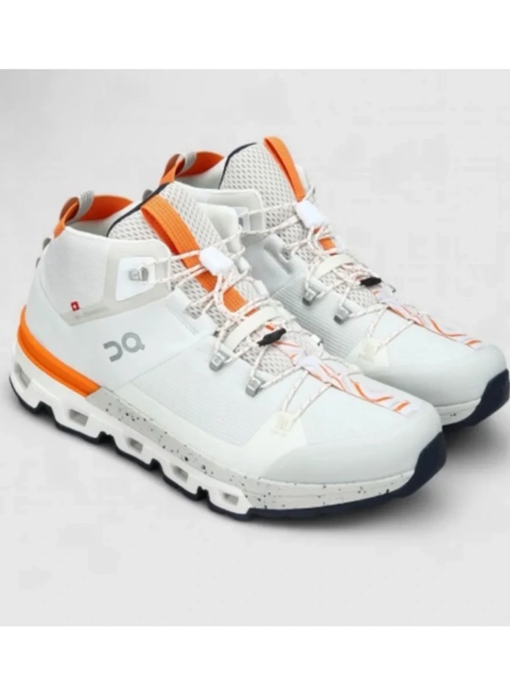 On Running Cloudtrax White&Orange and hiking shoes M 8